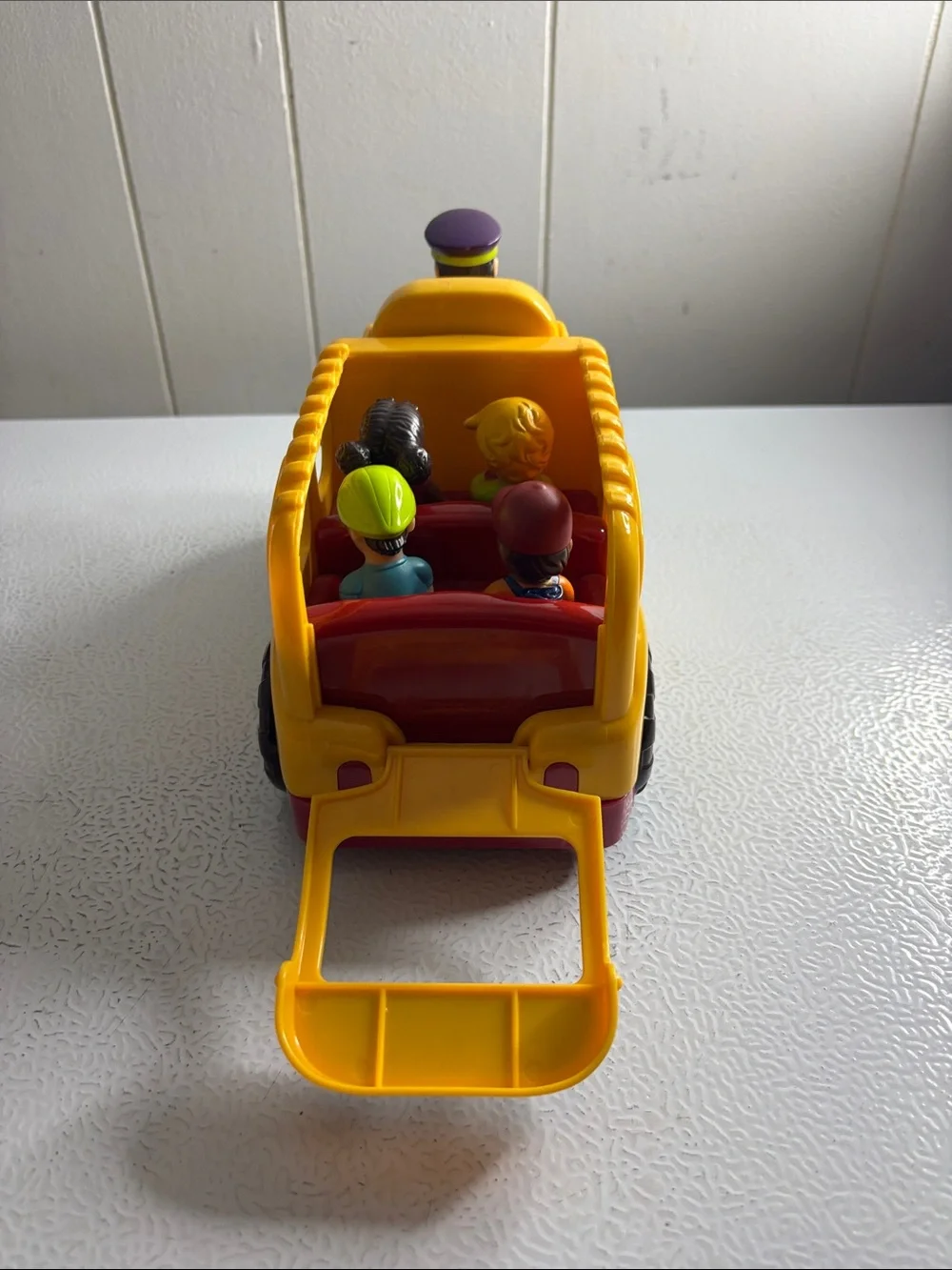 Boogie Bus Yellow Kids Toy Bus with Figures
